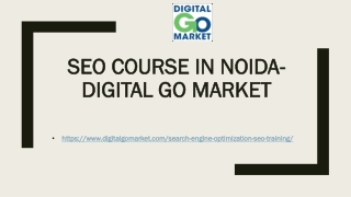 SEO Course in Noida-Digital Go Market