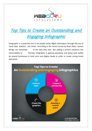 Top Tips to Create an Outstanding and Engaging Infographic