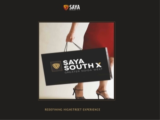 Saya South X: Commercial Shops In Greater Noida West
