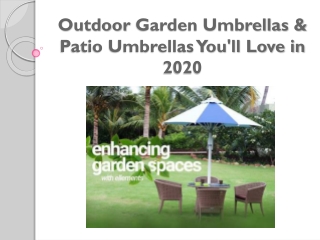 Outdoor Garden Umbrellas & Patio Umbrellas You'll Love in 2020