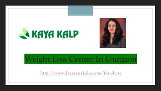 Weight Loss center In Gurgaon