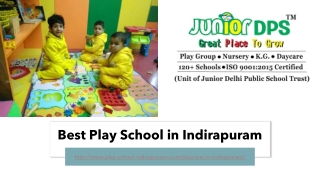 Best Play School in Indirapuram