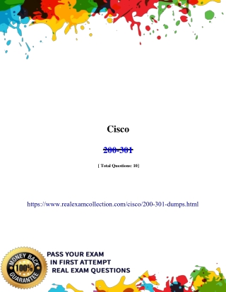 Updated Cisco 200-301 Exam Questions Answers - 200-301 Dumps Realexamcollection