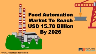 Food Automation Market Size, Industry Analysis, Shares, Cost Structures and Forecasts to 2026