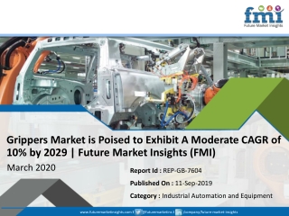 Grippers Market to expand at a steady CAGR of 10% by 2029 | FMI Reports