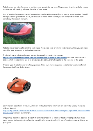 The 17 Most Misunderstood Facts About Robot Lawn Mowers