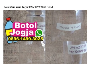 Botol Zam Zam Jogja Ö89614993Ö25[wa]