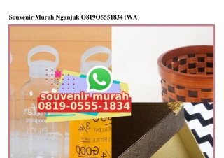 Souvenir Murah Nganjuk 0819·0555·1834[wa]