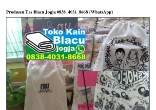 Produsen Tas Blacu Jogja 0838~4031~8668[wa]