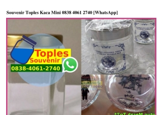 Souvenir Toples Kaca Mini 0838-406I-2740[wa]