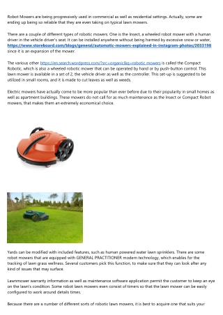 10 Inspirational Graphics About Robot Lawn Mower