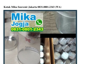 Kotak Mika Souvenir Jakarta 083I·080I·2343[wa]