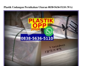 Plastik Undangan Pernikahan Ukuran 0838·5636·5II0[wa]