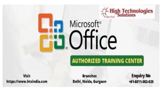 Advanced MS Office Training in Delhi