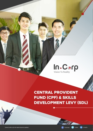 Guide To Central Provident Fund (Cpf) & Skills Development Levy (SDL) In Singapore