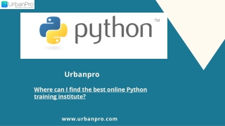 Python Online Training