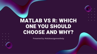 MATLAB vs R: Which One You Should Choose and Why?