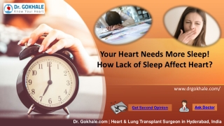 How Lack of Sleep Affect Heart | Tips to Reduce Heart Diseases | Dr Alla Gokhale