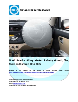 North America Airbag Market Size, Share and Forecast 2019-2025