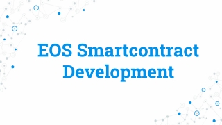 EOS Blockchain Smart Contract Development Company - Coinjoker