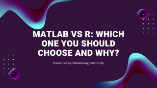 MATLAB vs R: Which One You Should Choose and Why?