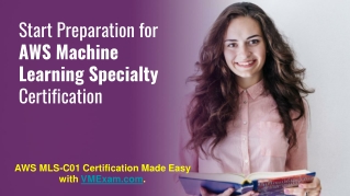 Boost Your Preparation with AWS Machine Learning Specialty (MLS-C01) Certification