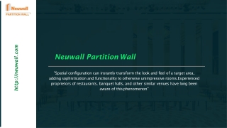 Accessories of  Partition Wall