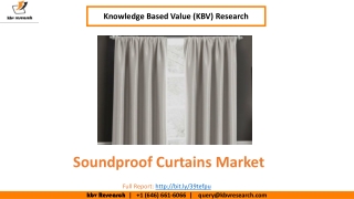 The Soundproof Curtains Market size is expected to reach $2.8 billion by 2025 - KBV Research