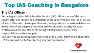 Top ias coaching in Bangalore