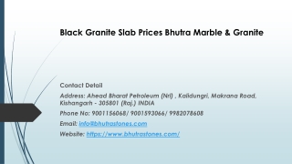 Black Granite Slab Prices Bhutra Marble & Granite