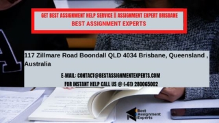 Get Best Assignment Help Service || Assignment expert Brisbane