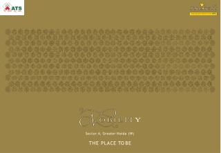 Ats Nobility |3 BHK Flats In Greater Noida West