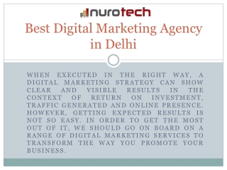 Best Digital Marketing Agency in Delhi