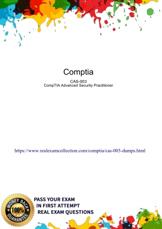 Updated CompTIA CAS-003 Exam Questions Material | 100% PASS Guarantee