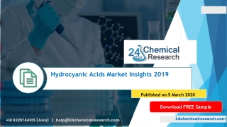 Hydrocyanic Acids Market Insights 2019