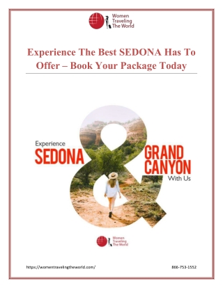 Experience The Best SEDONA Has To Offer – Book Your Package Today