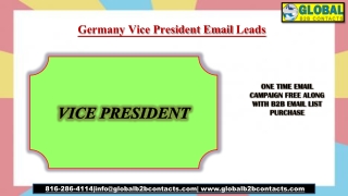 Germany Vice President Email Leads