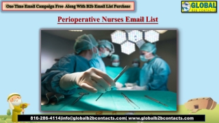 Perioperative Nurses Email List