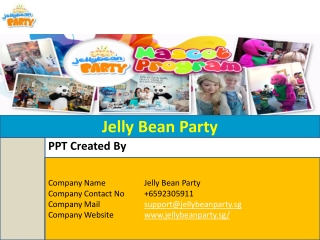 Ger the Best Arrangements for Kids’ Birthday Party in Singapore from Party Planners