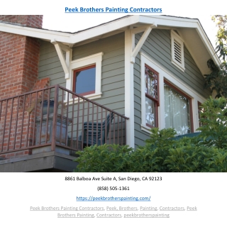Peek Brothers Painting Contractors