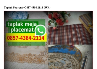 Taplak Souvenir Ö857•4384•2114[wa]