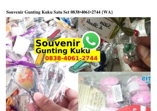 Souvenir Gunting Kuku Satu Set Ô838·4Ô61·2744[wa]