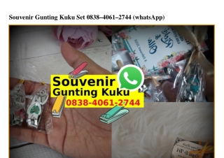 Souvenir Gunting Kuku Set Ö838•4Ö61•2744[wa]