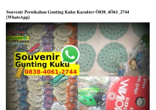 Souvenir Pernikahan Gunting Kuku Karakter 0838-406I-2744[wa]