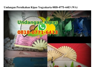 Undangan Pernikahan Kipas Yogyakarta 0818_0771_6413[wa]