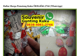 Daftar Harga Pemotong Kuku Ö838•4Ö61•2744[wa]