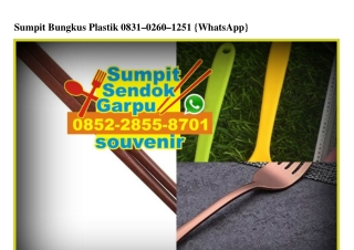 Sumpit Bungkus Plastik 083102601251[wa]