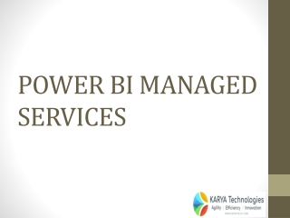 Power BI Management Service