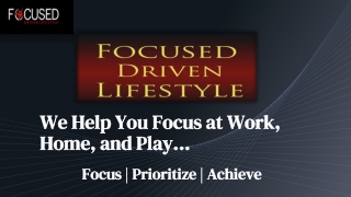 Professional Lifestyle Coach | Wellness lifestyle Coaching | Focused Driven Lifestyle
