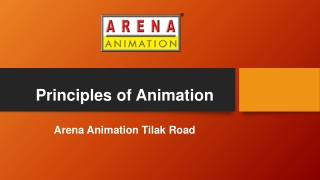 Principles of Animation - Arena Animation Tilak Road